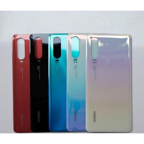10Pcs/lot p30 Back Glass Replacement For Huawei P30 Battery Cover Rear Door Housing Case Original Color With Adhesive ELE-L04