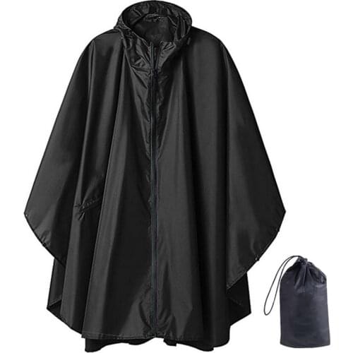 2021 Fashion Unisex Light Raincoat Black Hooded Waterproof Jacket Men Camping Waterproof Mountaineering Portable Quick Dry Coat