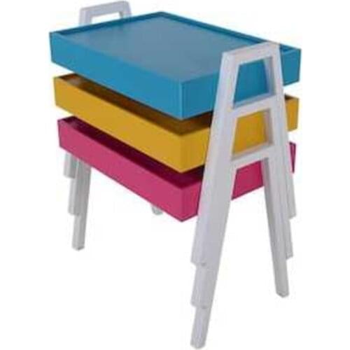 3 pcs Rainbow Tray coffee table coffee tables table basse furniture living room table