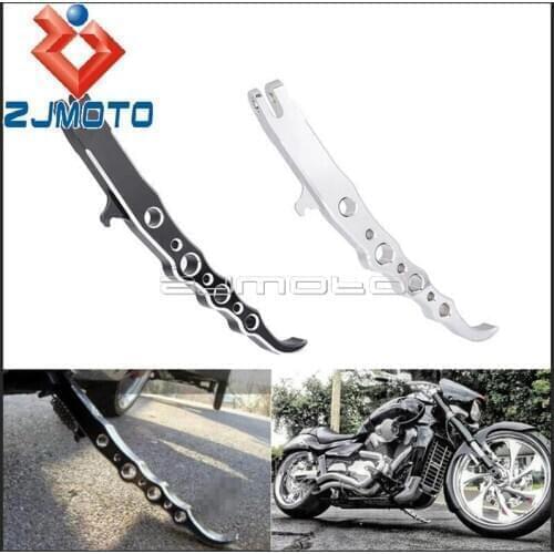 For M109R CNC Aluminum Kickstand Custom Kick Stand For Suzuki Boulevard M109R Exotic Anodized Side Stand 2006-2012 2013 2014