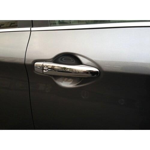 Auto chrome accessories,door handle cover for Nissan Qahqai J11 2014 2015 2016,10pcs,ABS chrome,car accessories