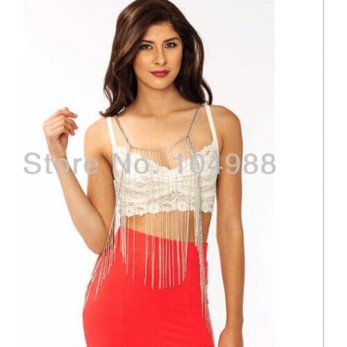 FREE SHIPPING NEW STYLE BY-47 FASHION WOMEN GOLD/SILVER COLOUR MULTI-LAYERS BODY CHAINS JEWELRY