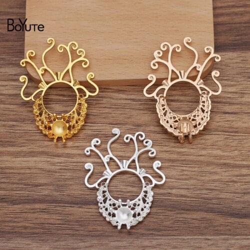 BoYuTe (10 Pieces/Lot) 41*55MM Alloy Materials Factory Supply Vintage Style DIY Handmade Jewelry Accessories
