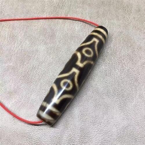 Rare Pattern Big Size 12 eyes Dzi Beads 11mm*75mm Natural Agate Materials High quality Women& Mens Jewelry Beads Free Shipping