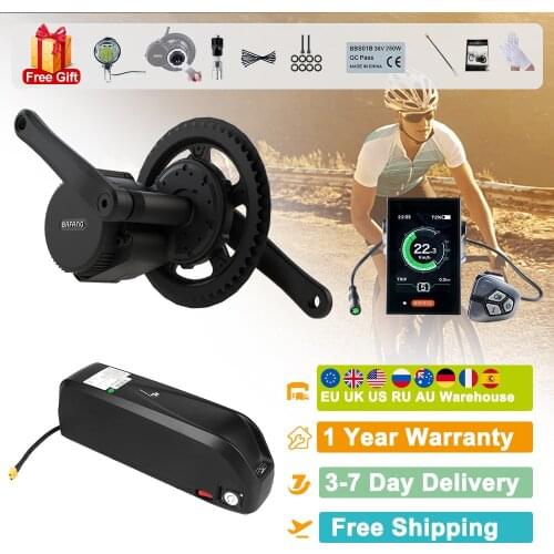 Bafang BBS01B 36V 350W Electric Bike Conversion Kit Electric Bicycle kit For Mountain Bike Conversion Kit With E-bike Battery
