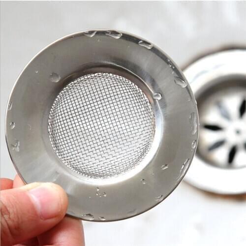 1PCS Stainless Steel Sink Strainer Waste Plug Sink filter Waste Collector Kitchen Bathroom Accessories Colanders & Strainers