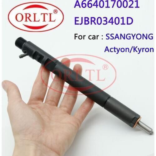 ORLTL A6640170021 EJBR03401D Common Rail Sprayer Injector 3401D For SSANGYONG SSANG YONG KYRON D20DT CHINESE Euro 3