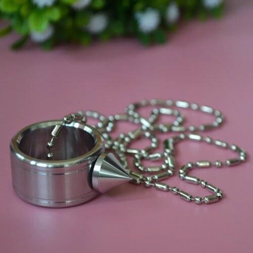 Stainless Steel Self Defense Ring Survival EDC Tool Glass Breaker Safety Defensive Finger Ring w/ Chain Self Defense Tool