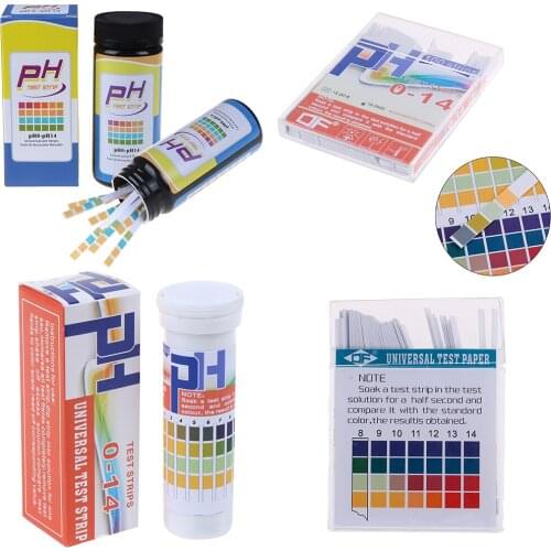 1pack or 100/150 Strips 0-14 PH Alkaline Acid Indicator Paper Roll Water Saliva Litmus Testing Kit PH Test Paper PH Meters