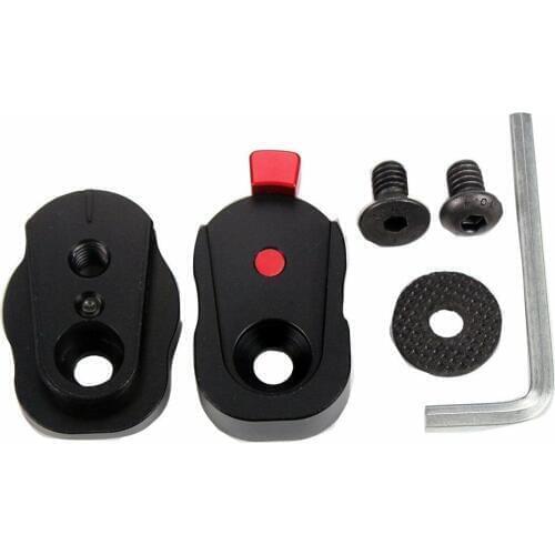 Mini Rapid Quick Release Plate QR fr Articulating Arm LCD Monitor Rig EVF Light