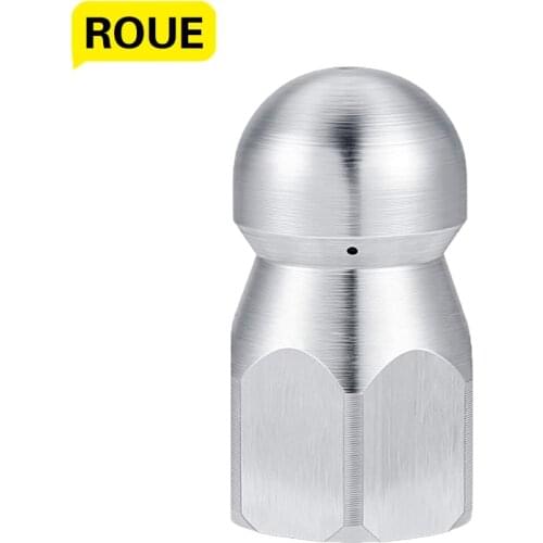 ROUE High Pressure Washer Accessory Sewer Nozzle 1/4" Bsp Female Threads 0.5mm-1mm Size 1 Forward 3 Back