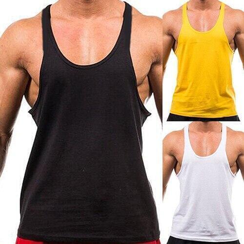 Newest Mens Fashion Vest Soft Cotton Tank Tops Sexy Exercise Shirt