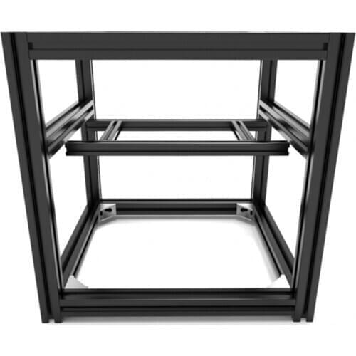 One Set Black 3D Printer Hypercube Evolution Frame Kit- 300x300x300mm Cube Build Volume 3D Printer Frame Kit