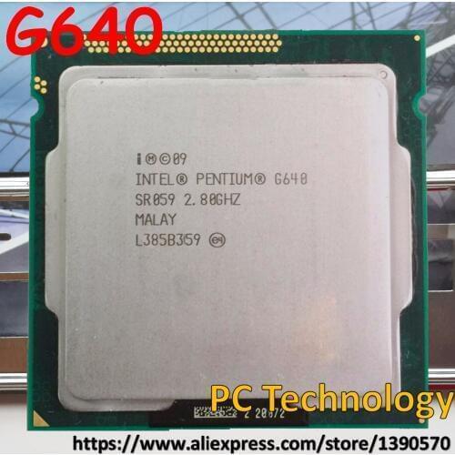 Original Intel PENTIUM G640 2.8GHz CPU 3M LGA1155 65W desktop Dual-Core Free shipping delivery within 1 day