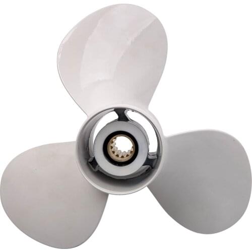 Prop Propeller Alloy For Yamaha 11 5/8 x 11-G 60HP Engine 3 Blades Marine 663-45947-02-EL 69W-45947-00-EL