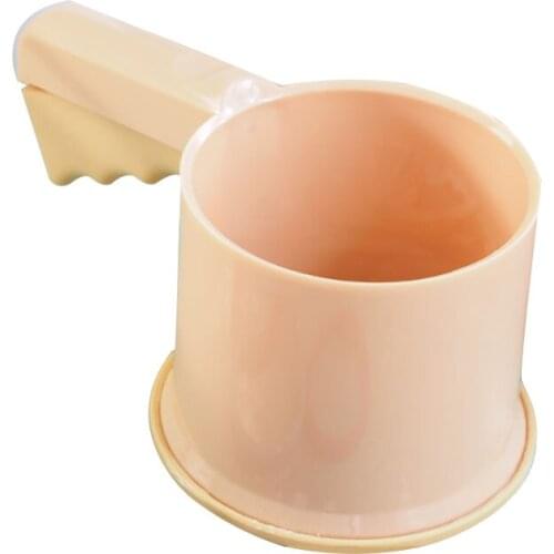 YUEWO Simple hand-pressed flour sieve, powdered sugar cake sieve, handheld cup strainer, fine sieve, baking tools