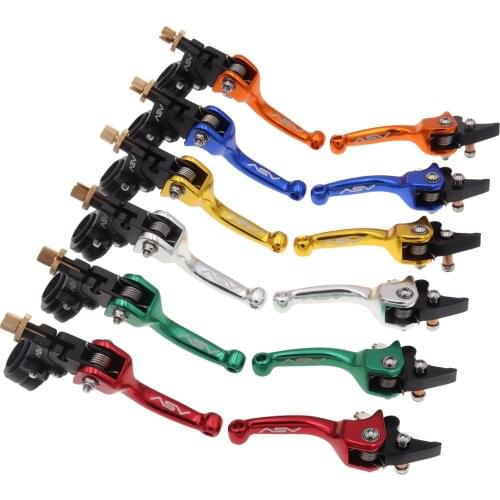 7/8''/22mm ASV F3 Clutch Brake Folding Lever for CR CRF YZF WRF KX KXF RMZ Motocross ATV Dirt Bike