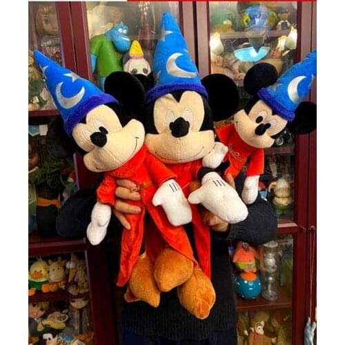 Disney Mickey Mouse Magician Plush Toy Stuffed Dolls 35/45/55cm