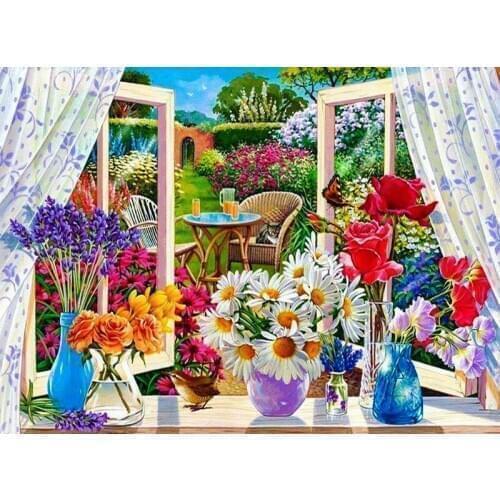 Snowing style Embroidery Counted Cross Stitch Kits Needlework - Crafts 14 ct DMC Color DIY Arts Handmade A73291