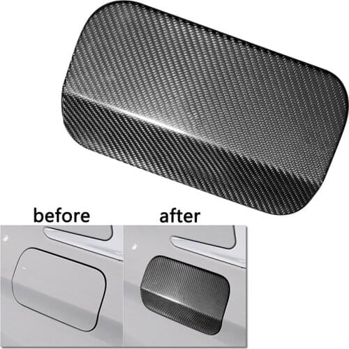 1pc for BMW 3-Series F30 F35 2012-2016 Car Carbon Fiber Oil Fuel Tank Box Decor Cover Fuel Tank Cap Trim Car Styling Accessories