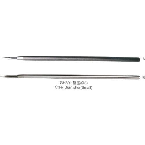 3mm Long Sharp Nose Steel Burnisher Manufacturer Tungsten small size Jewelry Tool 1Pcs