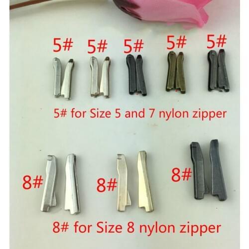 100 sets/lot Zipper Accessories for double open end zippers TWO WAY instant repair fix wholesale