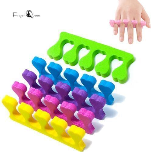200PCS Toes Separators Heart Shape Manicure Tools EVA Sponge Environmentally Friendly Odorless Professional Nail Tools Supplier