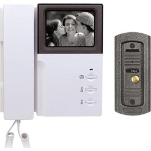4 Inch Color LCD Monitor Wired Intercom Video Door Phone