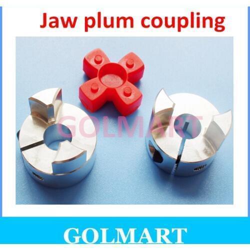 4pcs 4/5/6/6.35/7/8/10 mm New Spider Shaft Coupling Jaw Flexible Plum Coupler