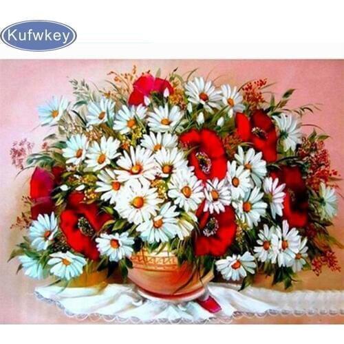 5D diy diamond painting Still Life flowers,full diamond embroidery,3d,diamond mosaic needlework home decoration,New year gifts