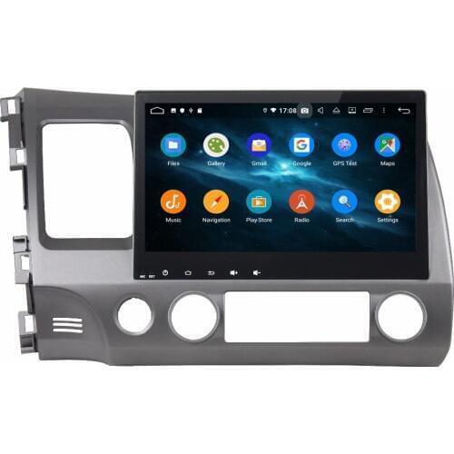 10.1" Android 9.0 PX6 Car DVD Player For Honda CIVIC 2006-2011 Stereo 6 Core Audio 2 Din Radio 4G+64G Multimedia Player DSP GPS