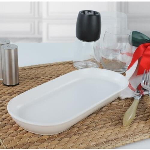 Keramika Noyan 26 cm Kayak Plate Mat White