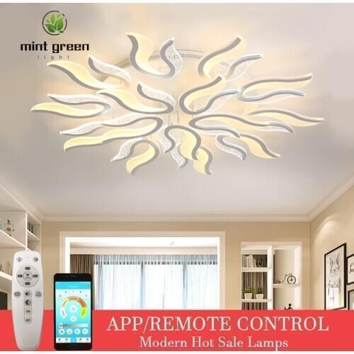 White Modern LED Ceiling Lights For Living Room Bedroom Ceiling lamp lighting fixtures For home