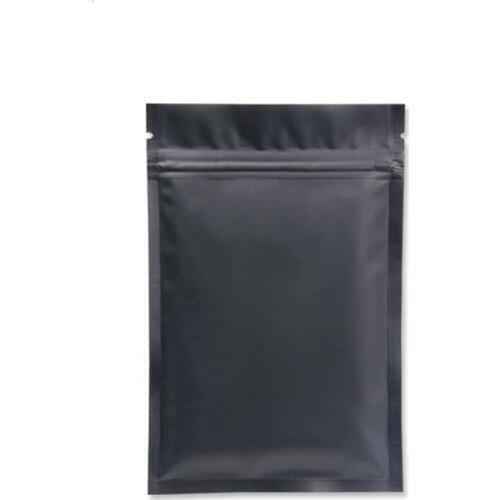 Free DHL 1000Pcs/Lot black Aluminum Foil Zip Lock Packing Bag Resealable Zipper Mylar Pack Pouch Self Seal Storage Package Bags