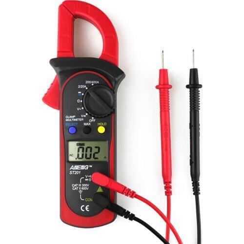 Digital LCD Disaplay Clamp AC/DC Multimeter Amp Volt Meter Resistance Tester