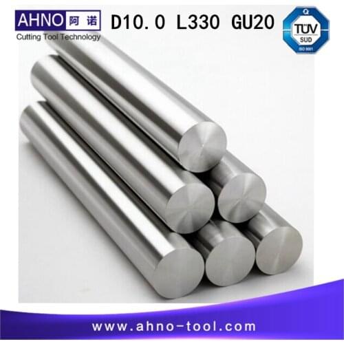 D10.0mm +0.3~0.6mm; L=330;GU20; 1PC; Unground Rods Tungsten Solid Carbide Bar Without coolant holes