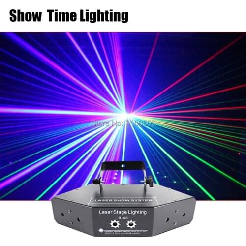 Disco Laser Light RGB Disco Laser Show Time projector Laser Dj DMX Show Party Lamp Disco Laser Stage Lighting
