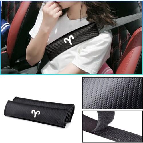 For Benz For Audi For Mazda For BMW For VW For Ford Car 12 Constellation Reflective Custom Car Seat Belt Shoulder Pad