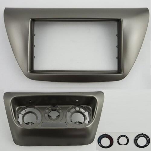 Double Din Facia for Double Din Fascia for Mitsubishi Lancer IX 2000-2010 Radio DVD Stereo Panel Dash Mounting Installation Trim
