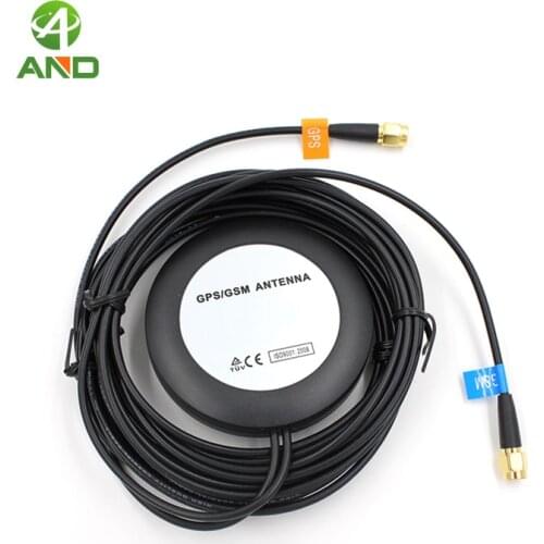 Magnet car gps gsm 3g combo antenna,side way cable,3m SMA male