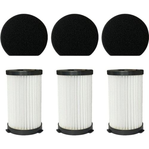 HEPA Filter Fam Set for MOOSOO D600 D601 for Iwoly V600 Corded Stick Vacuum Cleaner Replacement Filters