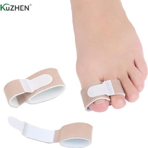 Nylon Latex Toe Finger Straightener Hammer Toe Hallux Valgus Corrector Bandage Toe Separator Splint Wrap Foot Stretcher Care 1PC