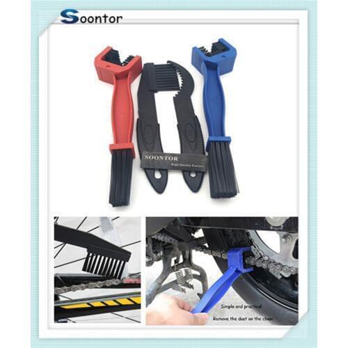 Motorcycle bike Chain Gear Scrubber Cleaner Brush Tools For Ducati MONSTER 1200 S R 797 M797 M1100 S EVO 821 ST2