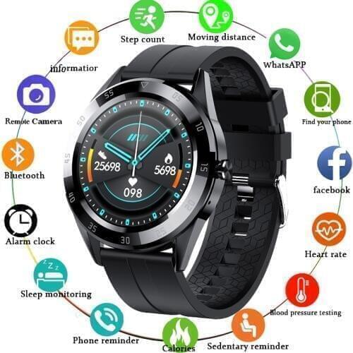 LIGE Smart Watch Phone Full Touch Screen Sport Fitness Watch IP68 Waterproof Bluetooth Connection For Android ios smartwatch Men