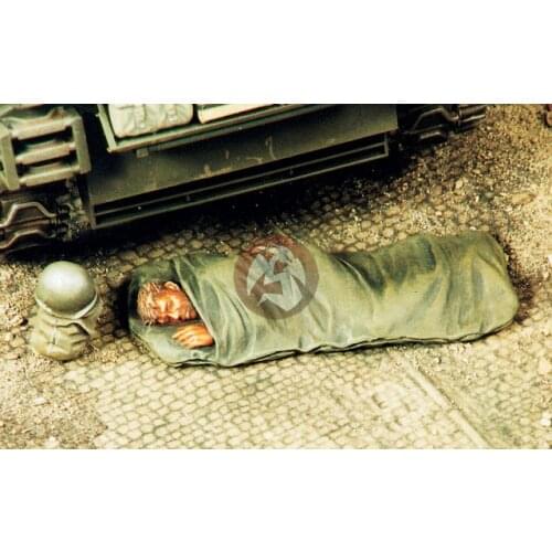World War II American resin soldier sleeping American soldier 1:35