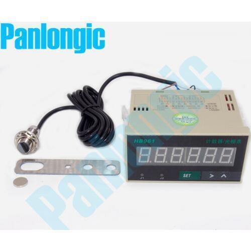 LCD 6-digit Bidirectional Reversible Proximity Switch Displacement Counter Accumulated Addition and Subtraction Counter