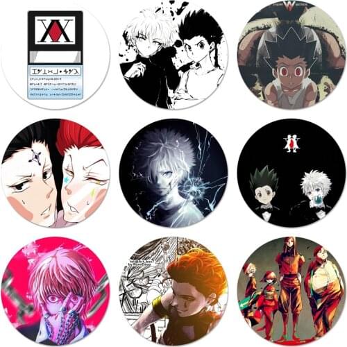 Hunter x Hunters Icons Pins Badge Decoration Brooches Metal Badges For Clothes Backpack Decoration