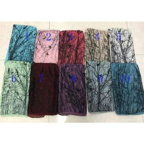 120pcs/lot new fashon bird on branch print scarf shawl pashmina/bird scarf