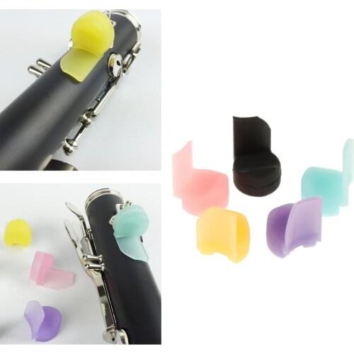 5-Pack Silicone Clarinet Thumb Rest Finger Cover for Clarinet Oboe Parts