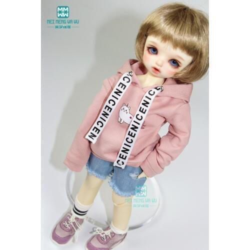 BJD accessories fashion three-piece casual sweater Raw shorts and socks for 27cm-30cm 1/6 BJD YOSD doll clothes
